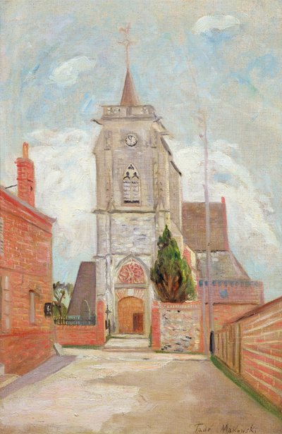 Church by Tadeusz Makowski
